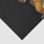 Ik ben een Beer Grizzly en Brown Beren Tissuepapier (Detail)