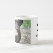 Ik ben een beer zonder koffie koffiemok (Center)