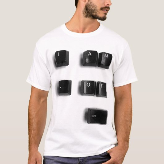 Ik ben een beetje ctrl t-shirt (Voorkant)