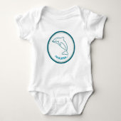 Ik ben een beetje... DOLFIJN! Baby Bodysuit (Voorkant)