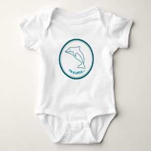 Ik ben een beetje... DOLFIJN! Baby Bodysuit
