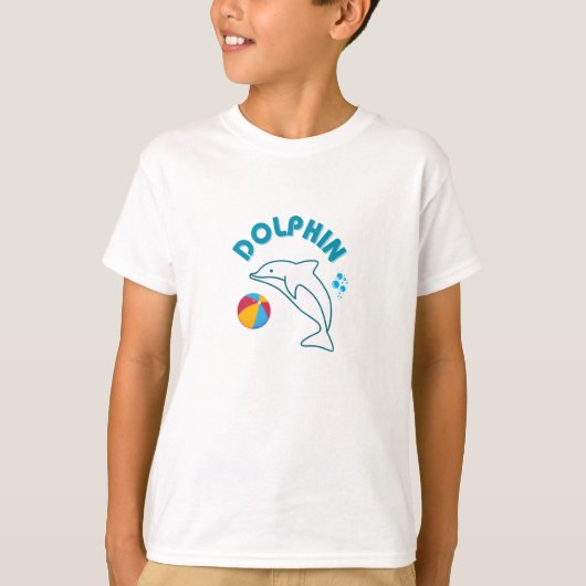 Ik ben een beetje... DOLFIJN! Kinder T-shirts (Voorkant)