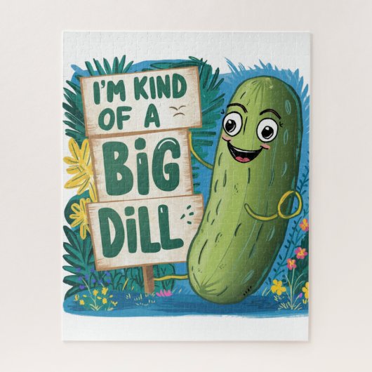 Ik ben een beetje een Big Dill Legpuzzel (Verticaal)