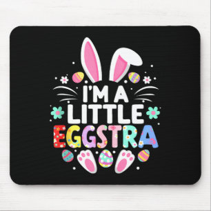 Ik ben een beetje een eggstra grappige paashaas sc muismat