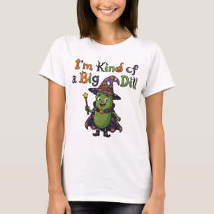 Ik ben een beetje een grote augurk Halloween Pic T-shirt