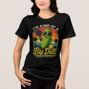 Ik ben een beetje een grote augurk Tri-Blend shirt