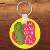 Ik ben een beetje een grote deal - grappige voedse sleutelhanger (Voorkant)