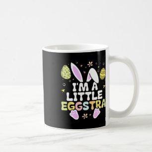 Ik ben een beetje Eggstra Pasen Dag Shirt Grappig Koffiemok