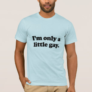 Ik ben een beetje gay .png t-shirt