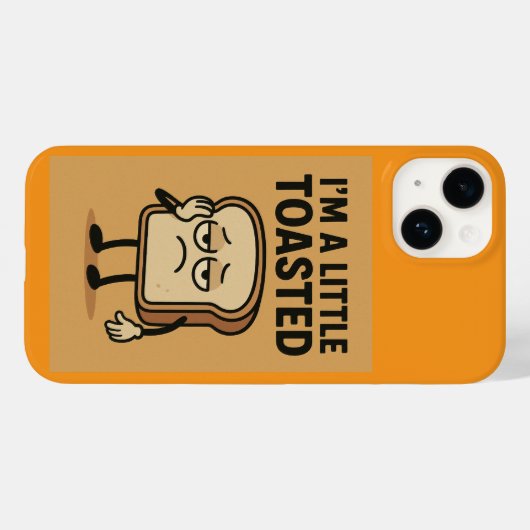 Ik ben een beetje geroosterd Case-Mate iPhone case (Achterkant (horizontaal))