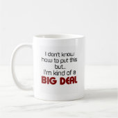 Ik ben een beetje heel erg. koffiemok (Links)