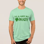 Ik ben een beetje Iers, deels Iers Tri-Blend Shirt (Voorkant)