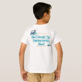 Ik ben een beetje... KRAB! Kinder Rugtas T-shirt (Achterkant volledig)