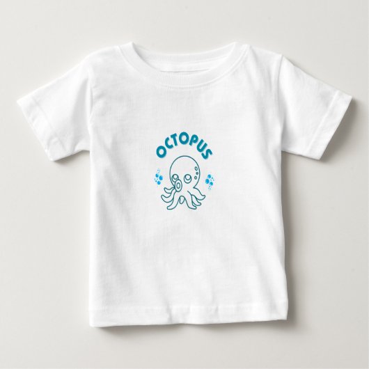 Ik ben een beetje... OCTOPUS! Kinder T-shirts (Voorkant)