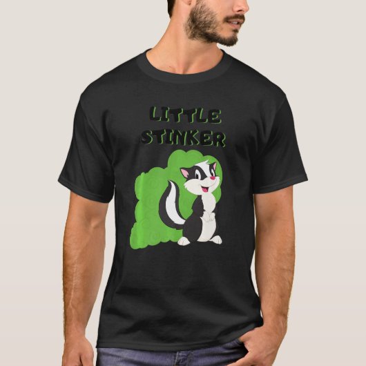 Ik ben een beetje stinker stinkdier Gezegde sarcas T-shirt (Voorkant)