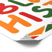 Ik ben een beetje zwart poster (Hoek)