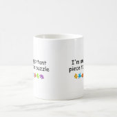 Ik ben een belangrijk stuk puzzel koffiemok (Center)