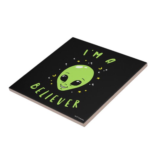 Ik ben een Believer Tegeltje (Zijkant)