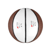 Ik ben een beperkte editie basketbal (Verticaal)