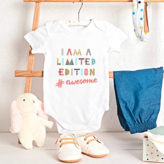 IK BEN EEN BEPERKTE EDITIE | #geweldige | KINDER Romper