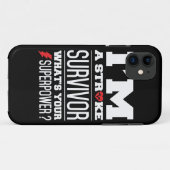 Ik ben een beroerte overlevende. Wat is jouw Super Case-Mate iPhone Case (Achterkant (horizontaal))