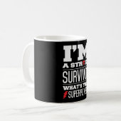 Ik ben een beroerte overlevende. Wat is jouw Super Koffiemok (Voorkant links)