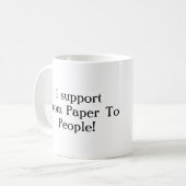 Ik ben een "Berries" Patron White Mok (Voorkant links)