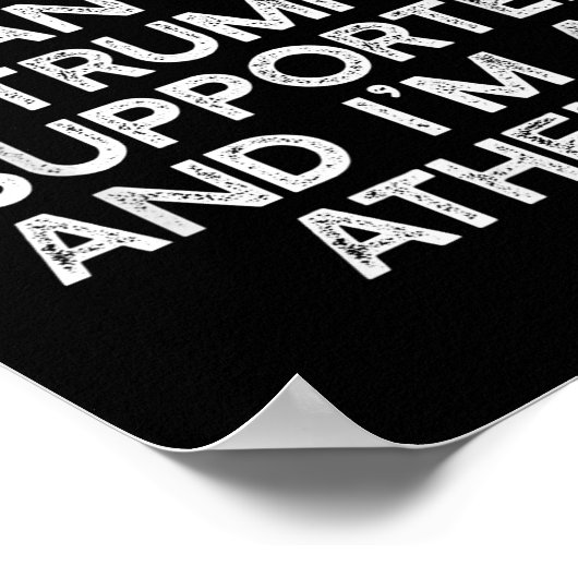 Ik ben een betere Christelijke Trump-aanhangers At Poster (Hoek)