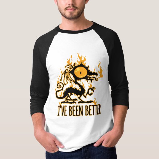 Ik ben een betere verschroeide krokante draak gewe t-shirt (Voorkant)