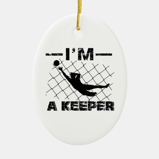 Ik ben een Bewaarder - het design van de Keeper Keramisch Ornament (Voorkant)