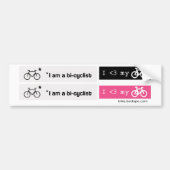 Ik ben een bi-fietser bumpersticker (Voorkant)