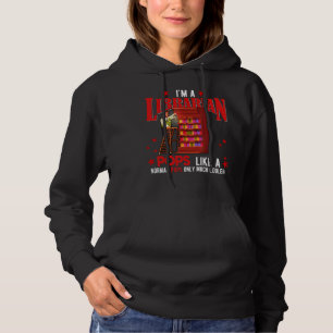 Ik ben een bibliothecaris Poppen alleen veel coole Hoodie