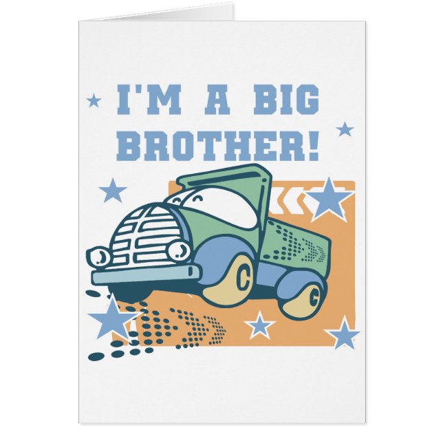 Ik ben een Big Brother - Truck Tshirts en geschenk (Voorkant)