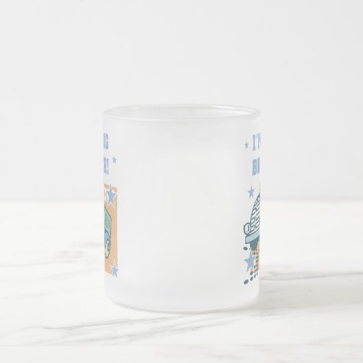 Ik ben een Big Brother - Truck Tshirts en geschenk Matglas Koffiemok (Center)