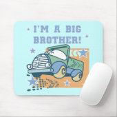 Ik ben een Big Brother - Truck Tshirts en geschenk Muismat (Met muis)