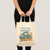 Ik ben een Big Brother - Truck Tshirts en geschenk Tote Bag (Voorkant (product))