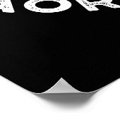 Ik ben een big deal aorta weet grappige hart woord poster (Hoek)