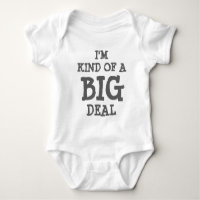 Ik ben een big deal baby romper voor kinderen