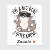 Ik ben een big deal, ik ken ook wel grappige diere sticker (Vel)