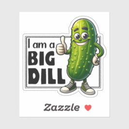 Ik ben een Big Dill Sticker
