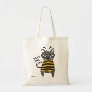 Ik ben een bijen tote bag