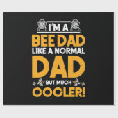 Ik ben een bijenvader cadeaupapier (Vlak)