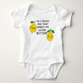 Ik Ben Een Bijter - Twee Citroenen Romper (Voorkant)