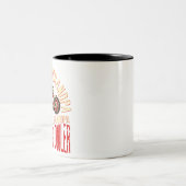 Ik ben een Biker opa T-Shirt - opa Biker Gift Tweekleurige Koffiemok (Center)