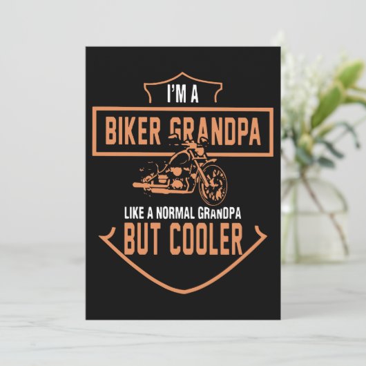 Ik ben een biker opa t-shirts (Staand voorkant)