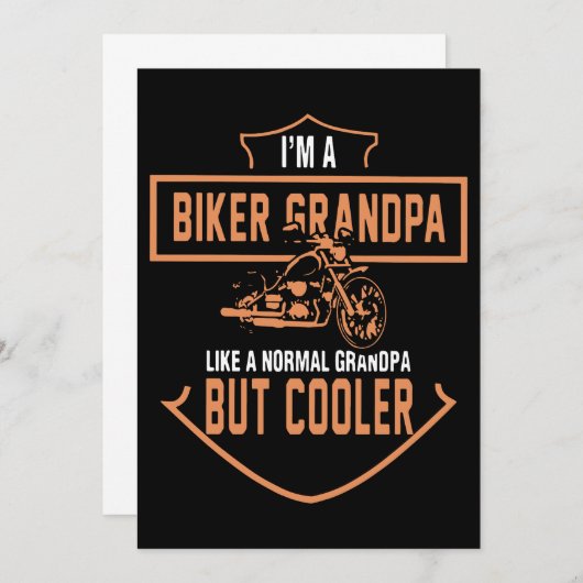 Ik ben een biker opa t-shirts (Voorkant / Achterkant)
