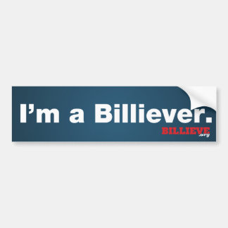 "Ik ben een Billiever" Bumpersticker