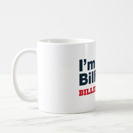 "Ik ben een Billiever" koffie-Mok Koffiemok (Links)