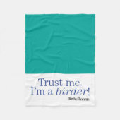 Ik ben een Birder Fleece Deken (Voorkant)