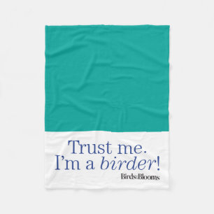 Ik ben een Birder Fleece Deken